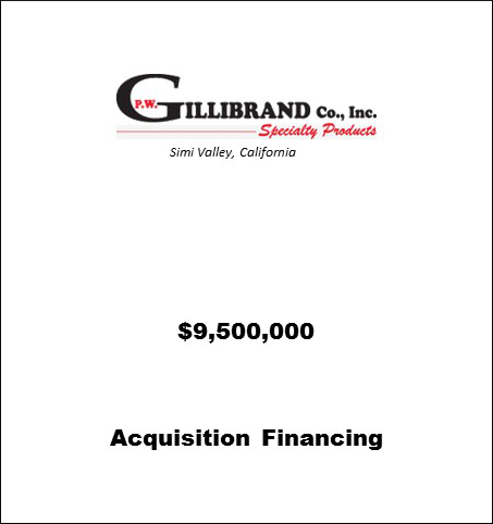 23 PW Gillibrand Financing