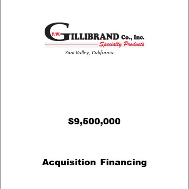 23 PW Gillibrand Financing